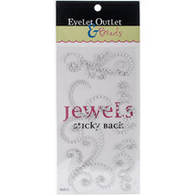 Eyelet Outlet Adhesive Pearl Swirls 468/Pkg-Silver - £11.06 GBP