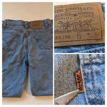 VTG Levis 512 Straight Leg Jeans Womens 12 Reg USA Made Orange Tab 31355... - $38.44
