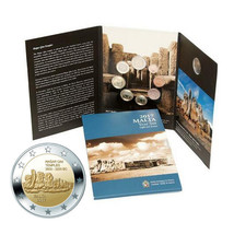 Malta Coins Set 2017 Euro 9 Coins with 2 Euro Hagar Qim Year Set BU 03072 - £57.33 GBP