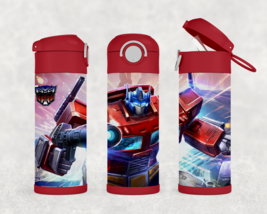 Personalized Transformers Optimus Prime 12oz Kids Stainless Steel Tumbler - £17.24 GBP
