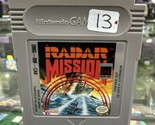 Radar Mission (Nintendo Game Boy, 1991) Authentic GB Tested! - $9.48