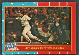 1987 Fleer #6 Boston Red Sox Marty Barrett 1986 World Series 433 Batting Average - £0.39 GBP