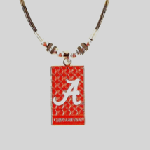 Alabama Crimson Tide NCAA Official Team Fan Gear Diamond Plate Rope Pendant - £4.61 GBP