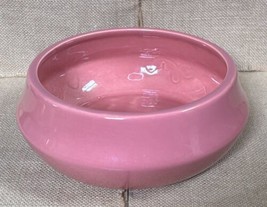 Vintage Haeger Pottery 616 Round Dusty Pink Planter Vase Centerpiece MCM... - $24.75