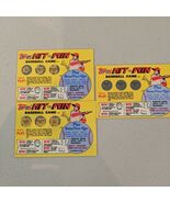 1981 TOPPS HIT TO WIN Baseball Game INSERT CARDS 2 Scratch/1 Unscratched - €4,67 EUR