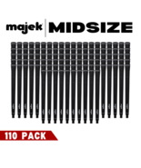 Majek Mens Tour Pro Black Midsize LOGO Golf Grips - 110 PACK - $244.95