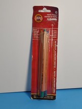 Pack of 6 Koh-I-Noor Gioconda Pastel Pencils Multi-Colors New (Y) - £13.21 GBP