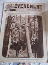 5 WW1 French L&#39; Evenenment Magazines 1915 - $23.05