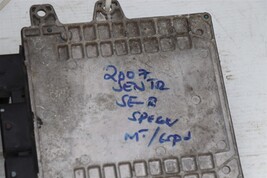 07 Sentra SE-R Spec-V 6spd MT ECU ECM PCM Control Module Immob Key MEC110-160 image 8