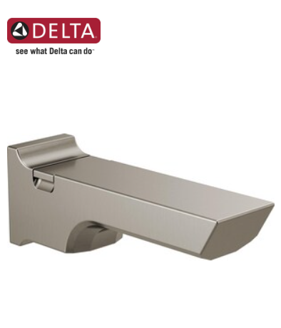 New Pivotal Diverter Tub Spout in Lumicoat Stainless by Delta - $234.95
