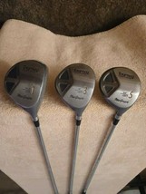 Tz Golf - Rare Macgregor Tourney Custom Oversize 1 3 &amp; 5 Wood Set Rh Steel Shaft - £77.76 GBP