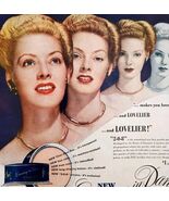 1947 Bourjois Evening In Paris Face Powder Advertisement 208 Beauty DWPP21 - $458.41 MXN