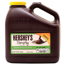 Hershey&#39;s Simply Syrup Genuine Chocolate Flavor 7.5 Pound Jug Sundae Sauce - £27.32 GBP