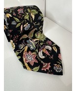 Vintage Handsewn Robert Talbott For Norton Ditto Floral Silk Neck Tie - $40.58 CAD