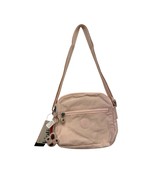 Kipling Keefe Crossbody Bag Soft Blush Pink Dual Compartments Travel Mon... - $53.30