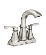 Moen 84723SRN Finney Brushed Nickel Two-Handle High Arc Bathroom Faucet - £78.22 GBP