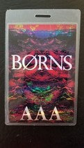 BORNS / TWIN SHADOWS - 2015 TOUR ALL AREA ACCESS LAMINATE BACKSTAGE PASS - £63.86 GBP