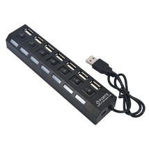 Kebidu 4/7 Port USB HUB Adapter 7 Ports - £6.35 GBP
