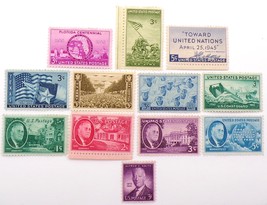 1945 U.S. Commemorative Stamp Year Set - £23.71 GBP