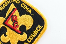 Vintage Gold &amp; Black SHAC Sam Houston El Rancho Cima Boy Scout BSA Camp Patch - £9.31 GBP
