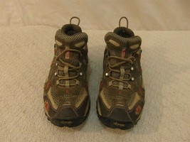 NORTH FACE GORE-TEX WOMEN&#39;S sz9 GRAY RED SPEED LACE TRAIL MOUNTAIN HIKIN... - $48.59