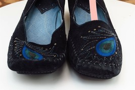 Indigo Women Sz 6 M Black Pump Leather Shoes 81841 - £15.88 GBP