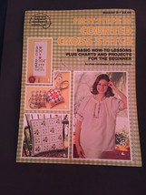 First Steps In Counted Cross Stitch - Basic How To Lessons Charts For Be... - $8.99
