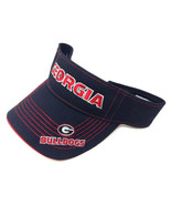 UNIVERSITY OF GEORGIA BULLDOGS UGA SUN VISOR ADJUSTABLE HAT CAP LOGO GOL... - $23.70