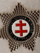 Knight&#39;s Templar Star Lapel Pin  - £7.86 GBP