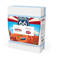 Route 66 Boot Shaped 342 Piece Wooden Jigsaw Puzzle 16.8 x 23.7&quot; - £81.70 GBP