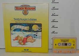 Vintage WOW The World Of Teddy Ruxpin Lullabies Book and Tape cassette VHTF - £34.00 GBP