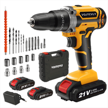 VQJTCVLY Cordless Drill, 21V Power Drill Set  - $67.47