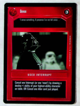 Sense (Black) CCG Card - Star Wars Premier Set - Decipher - 1995 - $3.29