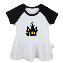 Cartoon Halloween Castle Newborn Baby Dress Toddler Infant 100% Cotton Clothes - £10.37 GBP