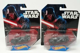 Mattel Hot Wheels Star Wars Die Cast Car DARTH VADER Lot of 2 - NEW 2015   - £5.12 GBP