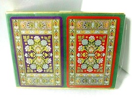Floral Geometric NEW SEALED Playing Cards Double Deck in Box Bankers Box Premium - £18.66 GBP