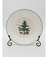 Nikko Happy Holidays 7 5/8&quot; Soup All Purpose Bowls Christmas Tree Vtg - $21.49