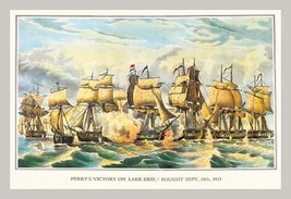 Perry&#39;s Victory on Lake Erie 20 x 30 Poster - £20.52 GBP