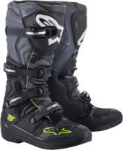 Alpinestars Mens MX Offroad Tech 5 Boots Black/Gray/Yellow Fluorescent 12 - £269.39 GBP