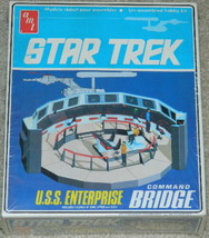 Star Trek Classic TV U.S.S. Enterprise Command Bridge Model Kit AMT 1975, SEALED - £83.20 GBP