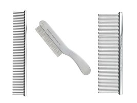 MPP Professional Quality Greyhound Style Dog and Cat Grooming Combs 3 Styles or  - £35.98 GBP+