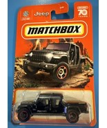 2023 Matchbox #41 &#39;20 Jeep® Gladiator BLACK CLEARCOAT | RUBICON - £4.18 GBP