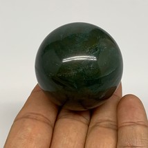 114g, 1.7&quot;(42mm) Green Zade Stone Sphere Gemstone,Healing Crystal, B27158 - £14.39 GBP