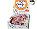 Full Box 48x Pops Charms Cherry Blow Pops Bubble Gum Filled Lollipops | ... - $24.37