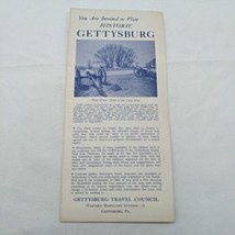Vintage Historic Gettysburg Travel Brochure - £12.62 GBP