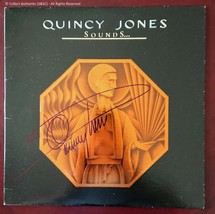 Quincy Jones Autographed &#39;Sounds&#39; Record LP - COA #QJ58894 - £153.34 GBP
