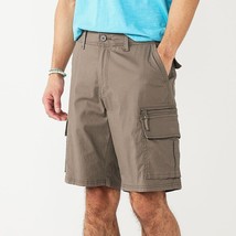 Sonoma Flexwear Ripstop Cargo Shorts Mens 29 Tan Cotton Stretch NEW - $26.60