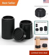 1 Inch Adjustable Bed Furniture Risers, Stackable Round Heavy Duty Chair... - $71.26