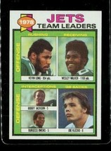 Vintage 1979 Topps Ldrs Football Card #226 Long Walker Jackson Owens Klecko Jets - £6.72 GBP