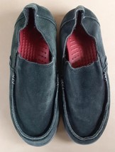 Crocs Santa Cruz Men&#39;s Loafers Sz 8 Suede Leather XX - $25.01